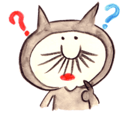 black cat " KUN KUN" / by Ricco. sticker #223362