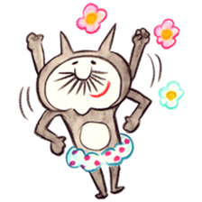 black cat " KUN KUN" / by Ricco. sticker #223364