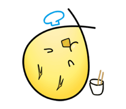 Group behavior chicken Piyo sticker #224000