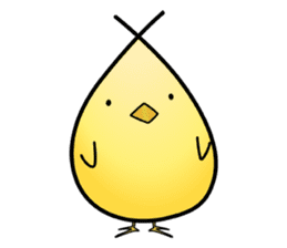 Group behavior chicken Piyo sticker #224005