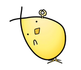 Group behavior chicken Piyo sticker #224008