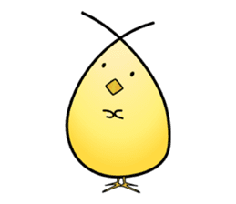 Group behavior chicken Piyo sticker #224012
