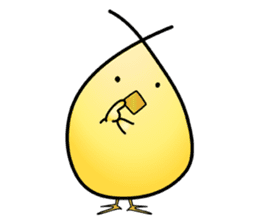 Group behavior chicken Piyo sticker #224013