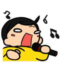 Haneru the Underwhelming Boy sticker #224219