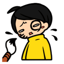 Haneru the Underwhelming Boy sticker #224253