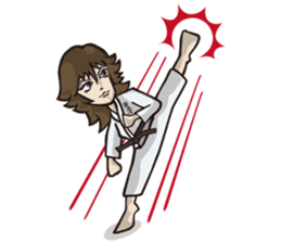 Kyokushin Karate -White- sticker #224297