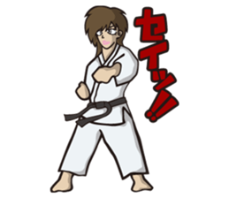 Kyokushin Karate -White- sticker #224306
