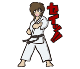 Kyokushin Karate -White- sticker #224306