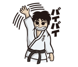 Kyokushin Karate -White- sticker #224316
