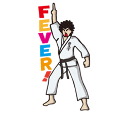 Kyokushin Karate -White- sticker #224330