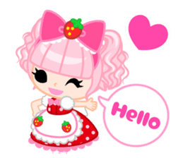 Strawberry&Rabbit sticker #224499