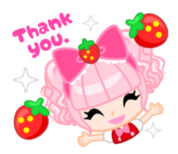 Strawberry&Rabbit sticker #224503