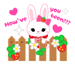 Strawberry&Rabbit sticker #224510