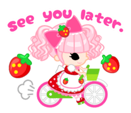 Strawberry&Rabbit sticker #224512