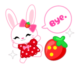 Strawberry&Rabbit sticker #224515