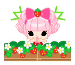 Strawberry&Rabbit sticker #224519