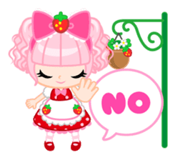Strawberry&Rabbit sticker #224529