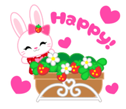 Strawberry&Rabbit sticker #224533
