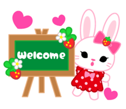 Strawberry&Rabbit sticker #224534