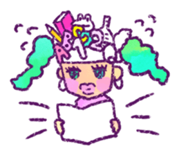 Graffiti girls sticker #224681