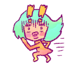 Graffiti girls sticker #224693