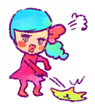 Graffiti girls sticker #224707