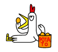Chicken JIRO sticker #224923