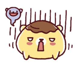 Mr. bear custard pudding sticker #225417