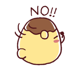 Mr. bear custard pudding sticker #225431