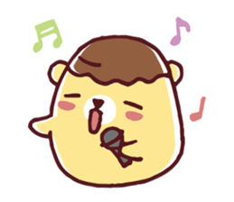Mr. bear custard pudding sticker #225433