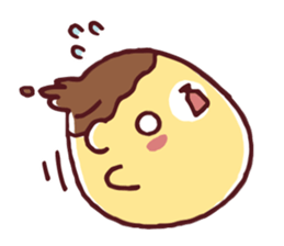 Mr. bear custard pudding sticker #225437