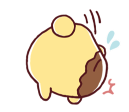 Mr. bear custard pudding sticker #225438