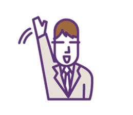 BUSINESS MAN : sen-moku sticker #225441