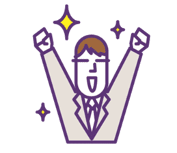 BUSINESS MAN : sen-moku sticker #225444