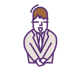 BUSINESS MAN : sen-moku sticker #225445