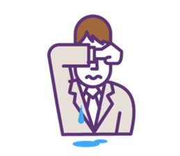 BUSINESS MAN : sen-moku sticker #225451