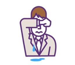 BUSINESS MAN : sen-moku sticker #225451