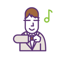 BUSINESS MAN : sen-moku sticker #225462