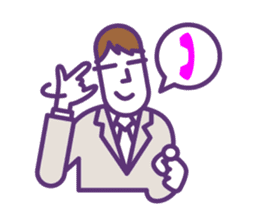 BUSINESS MAN : sen-moku sticker #225465