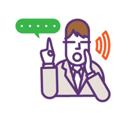 BUSINESS MAN : sen-moku sticker #225467