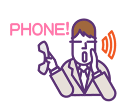 BUSINESS MAN : sen-moku sticker #225469