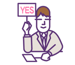 BUSINESS MAN : sen-moku sticker #225473