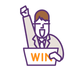 BUSINESS MAN : sen-moku sticker #225475