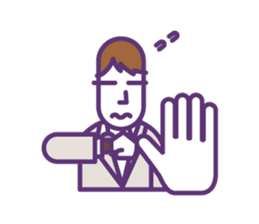 BUSINESS MAN : sen-moku sticker #225478