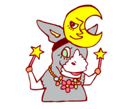 Lovely donkey sticker #225847