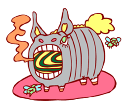 Lovely donkey sticker #225851