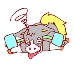 Lovely donkey sticker #225863