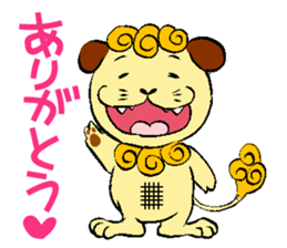 KANAYUI "Komainu" Doman & Seman sticker #226001