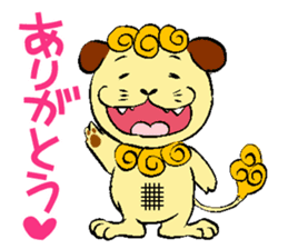 KANAYUI "Komainu" Doman & Seman sticker #226001