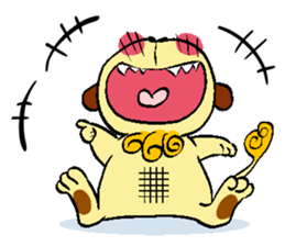 KANAYUI "Komainu" Doman & Seman sticker #226003